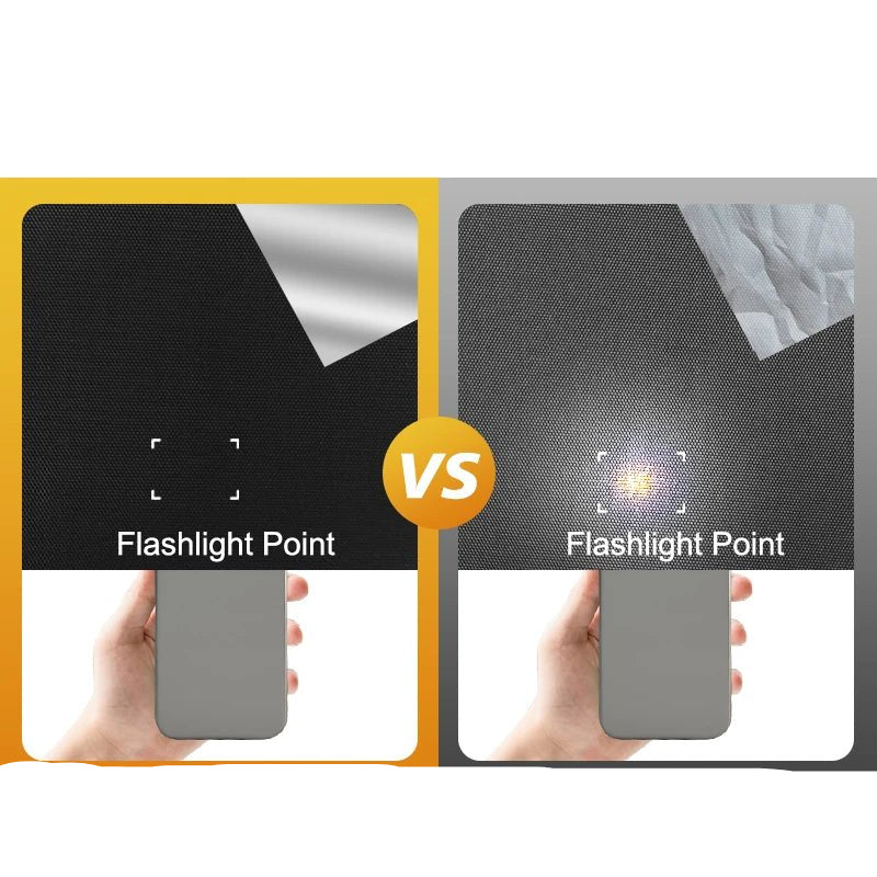 100% Blackout Curtain Removable Portable Travel Blocking Darkest Window Film Cloth Temporary DIY No Drill Blackout Curtains - Checkouts UK