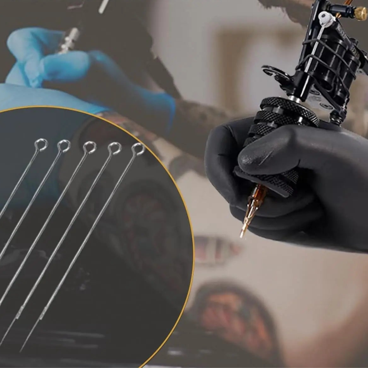 100/50/10pcs Sterilized Tattoo Needles RL RS M1 RM Tattoo Needle for Tattoo Permanent Makeup Machine - Checkouts UK