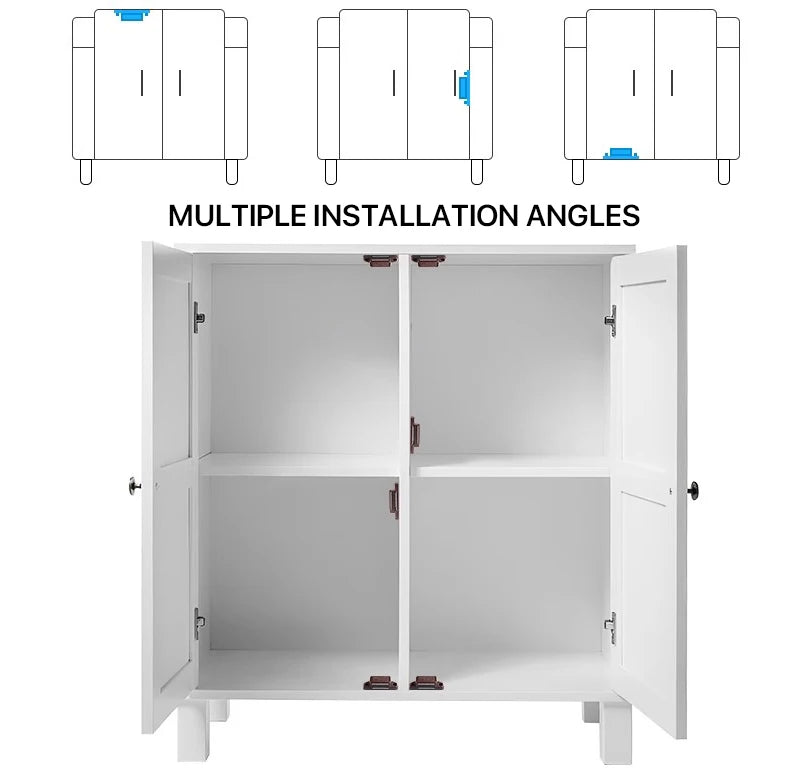 10/20pcs Magnetic Cabinet Catches Magnet Door Stops Plastic Strong Door Cabinet Cupboard Closer Suction Furniture Hardware - Checkouts USA