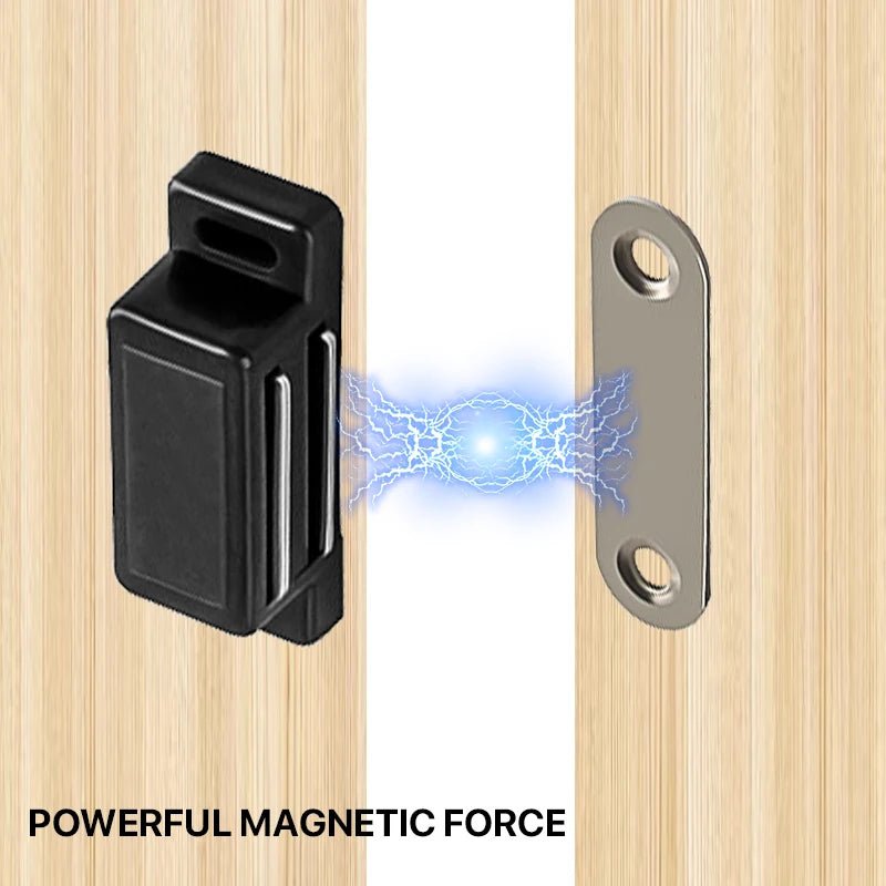10/20pcs Magnetic Cabinet Catches Magnet Door Stops Plastic Strong Door Cabinet Cupboard Closer Suction Furniture Hardware - Checkouts USA