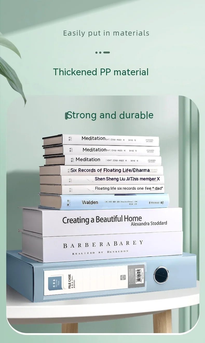 10pcs Large Capacity A4 File Folder Multifunctional Waterproof Document Organizer Dustproof Desktop Storage Document Holder - Checkouts USA