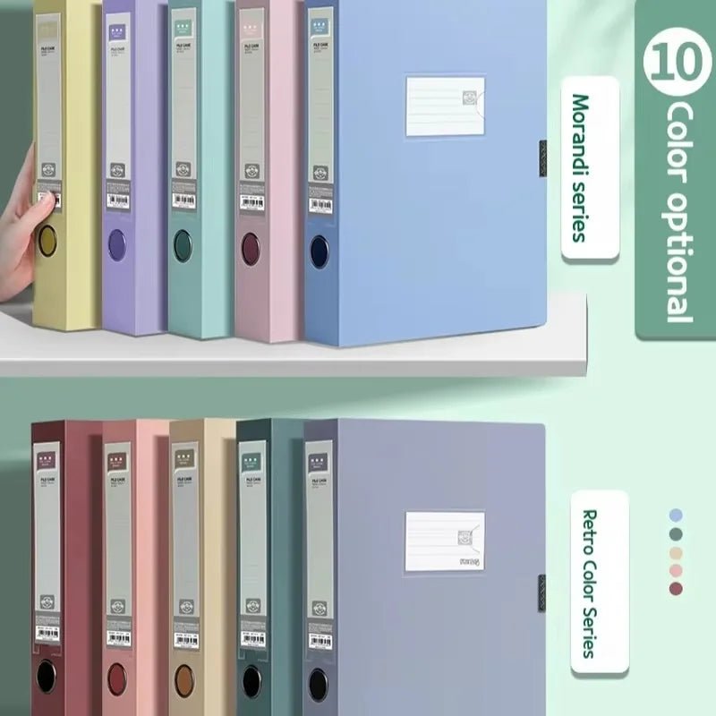 10pcs Large Capacity A4 File Folder Multifunctional Waterproof Document Organizer Dustproof Desktop Storage Document Holder - Checkouts USA