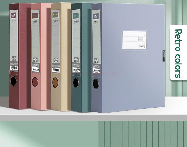 10pcs Large Capacity A4 File Folder Multifunctional Waterproof Document Organizer Dustproof Desktop Storage Document Holder - Checkouts USA