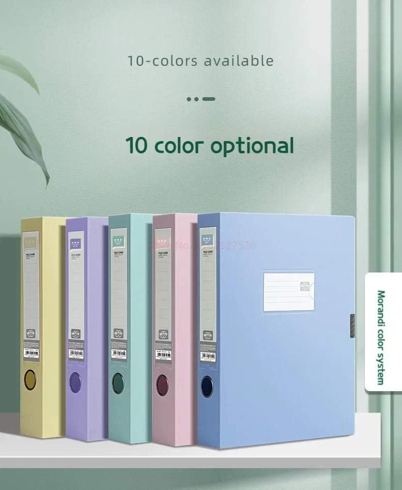 10pcs Large Capacity A4 File Folder Multifunctional Waterproof Document Organizer Dustproof Desktop Storage Document Holder - Checkouts USA