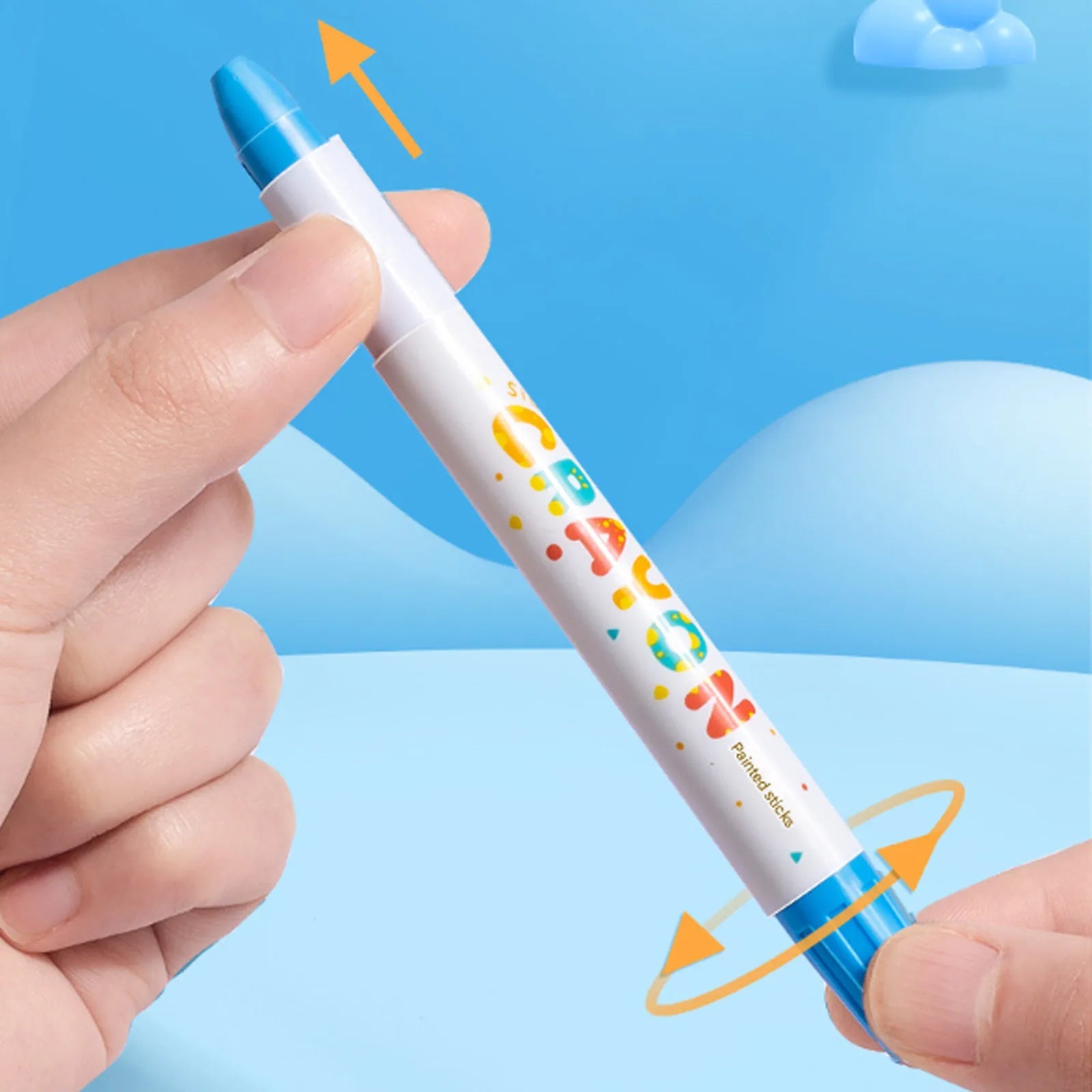 12/24/36/48 Color Children's CrayonOil Painting Stick Portable Barrel Not Dirty Hands Safe Washable Colorful Stick Art Supplies - Checkouts USA