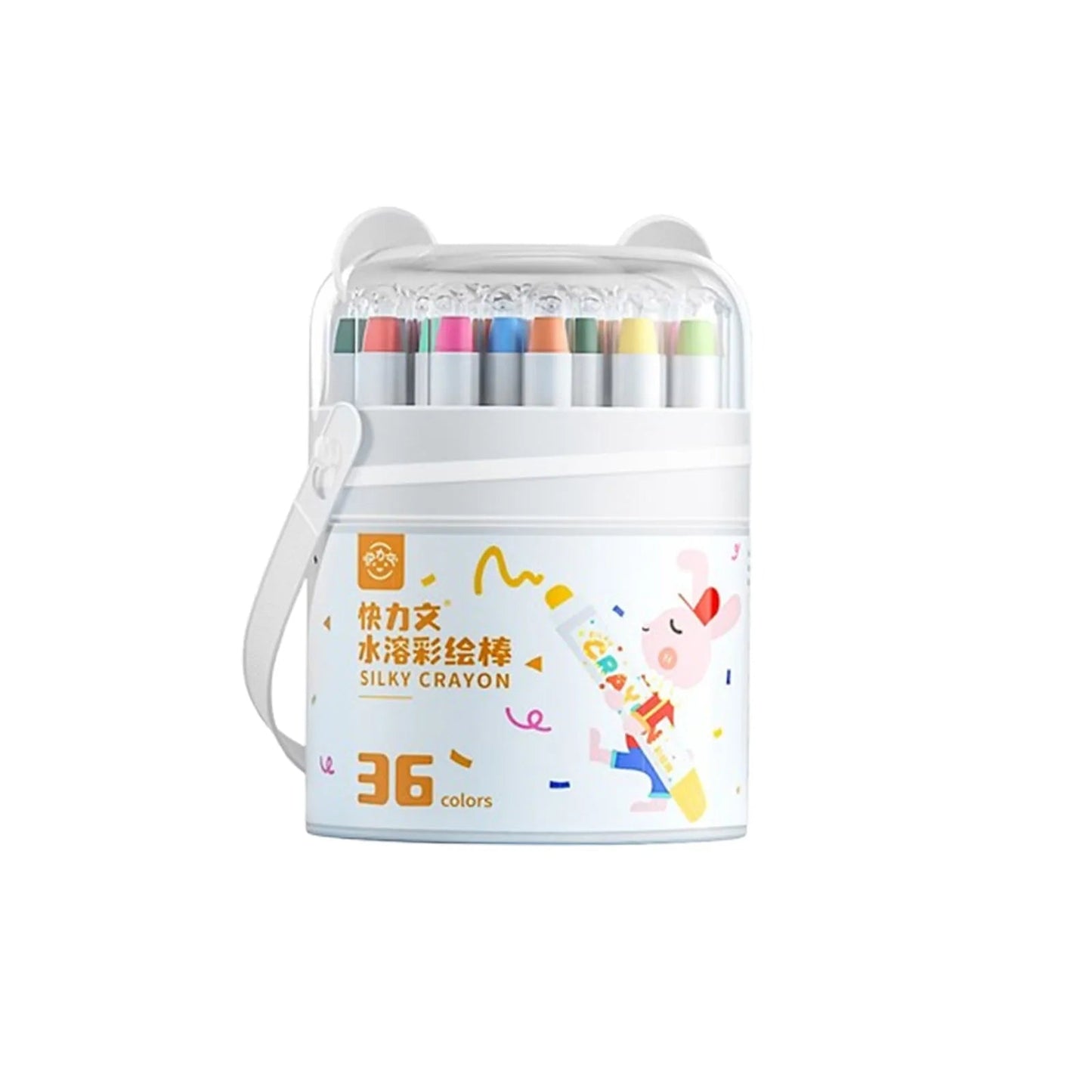 12/24/36/48 Color Children's CrayonOil Painting Stick Portable Barrel Not Dirty Hands Safe Washable Colorful Stick Art Supplies - Checkouts USA