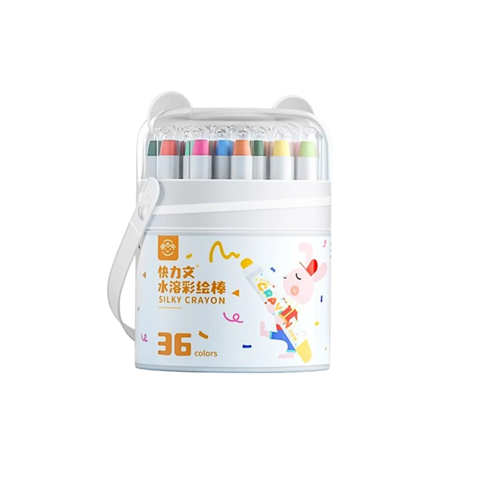 12/24/36/48 Color Children's CrayonOil Painting Stick Portable Barrel Not Dirty Hands Safe Washable Colorful Stick Art Supplies - Checkouts USA
