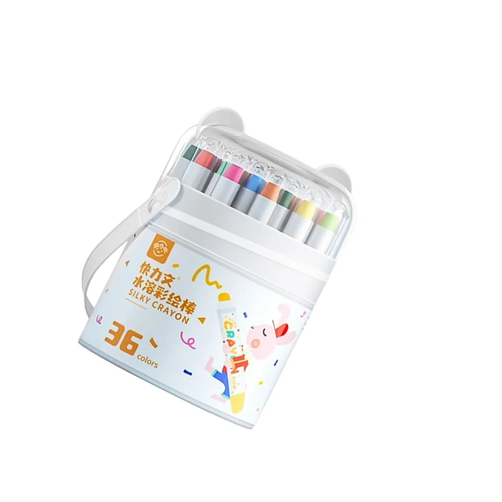 12/24/36/48 Color Children's CrayonOil Painting Stick Portable Barrel Not Dirty Hands Safe Washable Colorful Stick Art Supplies - Checkouts USA