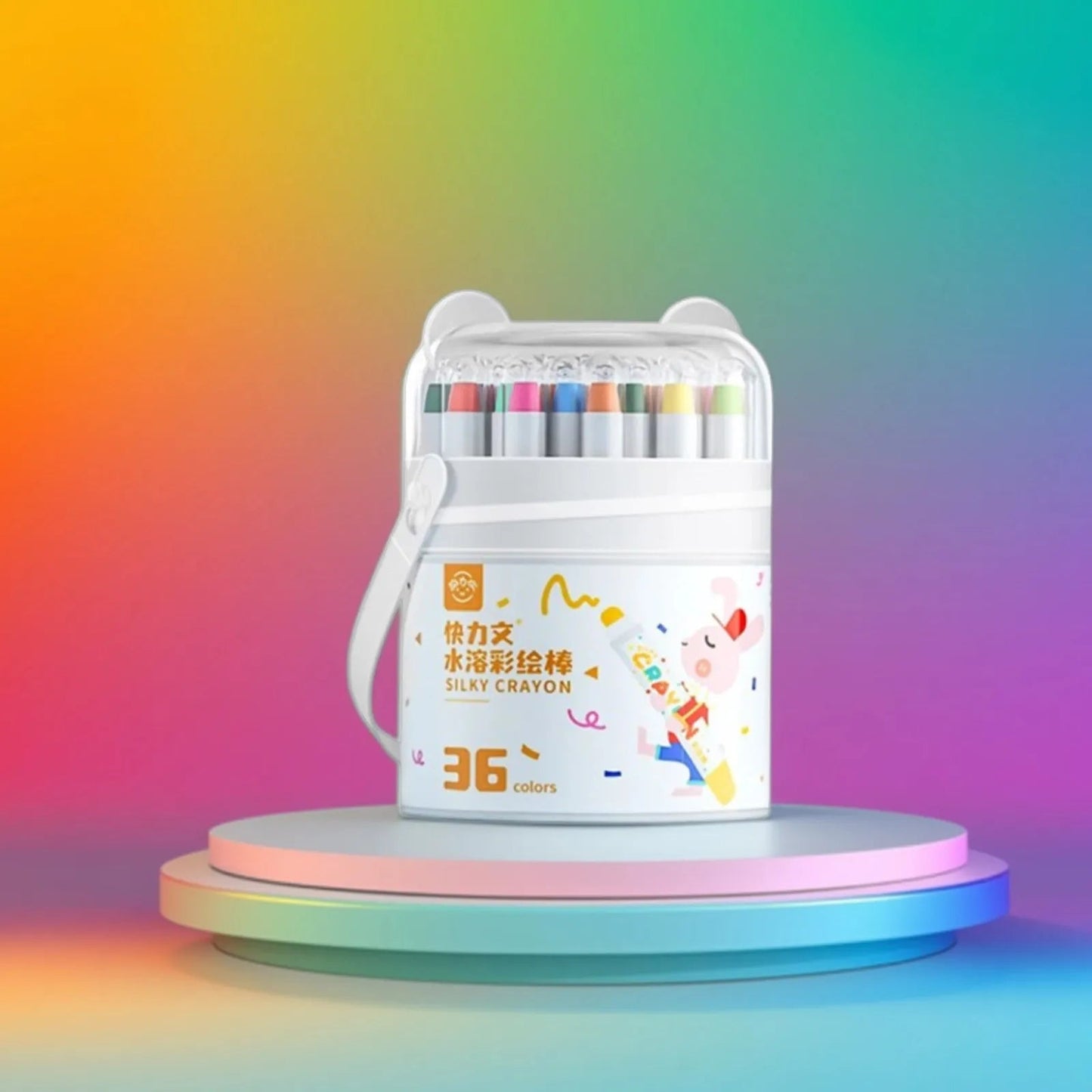 12/24/36/48 Color Children's CrayonOil Painting Stick Portable Barrel Not Dirty Hands Safe Washable Colorful Stick Art Supplies - Checkouts USA