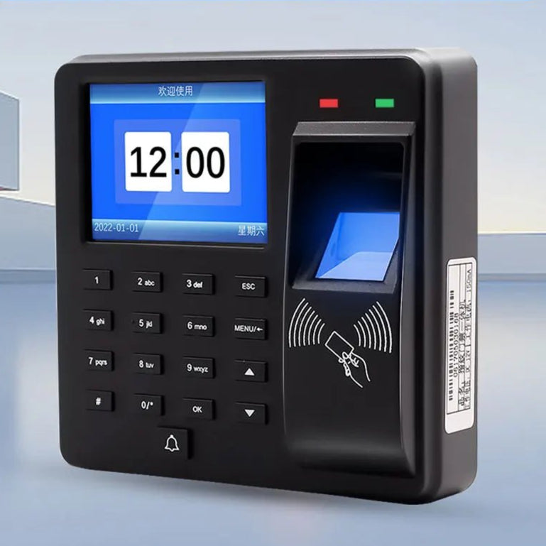 125Khz RFID Biometric Fingerprint Time Attendance Clock Recorder Employe Recognition Check in Time Recording Door Access Control - Checkouts UK