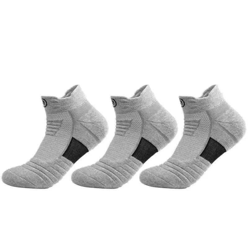 1/3pairs/Lot Men's Socks Compression Stockings Breathable Basketball Sports Cycling running Towel Socks High Elastic Tube Socks - Checkouts UK