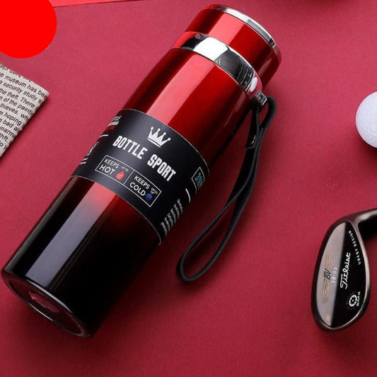 1L Thermal Water Bottle Keep Cold and Hot Water Bottle Thermos for Coffee Tea Vacuum Flasks Stainless Steel Thermos Bottle - Checkouts UK