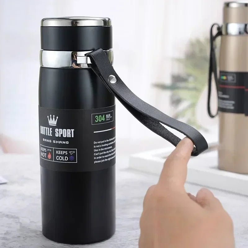 1L Thermal Water Bottle Keep Cold and Hot Water Bottle Thermos for Coffee Tea Vacuum Flasks Stainless Steel Thermos Bottle - Checkouts UK