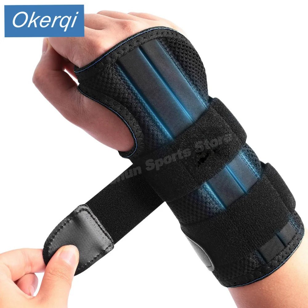1pc Compression Wrist Brace Protector Carpal Tunnel Sports Wrist Guard Orthopedic Hand Brace Splint Wristband Syndrome Arthritis - Checkouts USA
