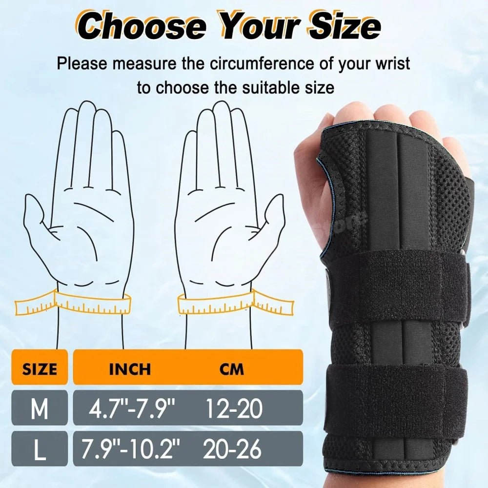 1pc Compression Wrist Brace Protector Carpal Tunnel Sports Wrist Guard Orthopedic Hand Brace Splint Wristband Syndrome Arthritis - Checkouts USA
