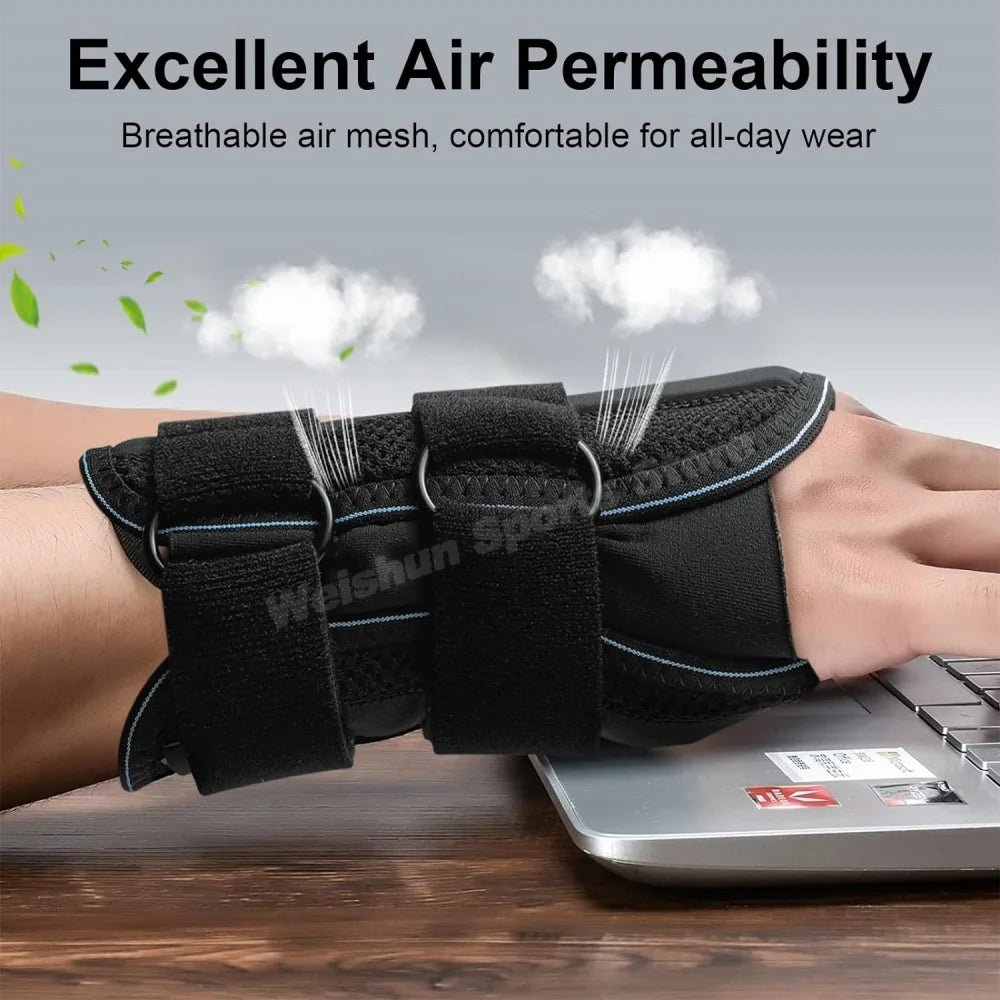 1pc Compression Wrist Brace Protector Carpal Tunnel Sports Wrist Guard Orthopedic Hand Brace Splint Wristband Syndrome Arthritis - Checkouts USA