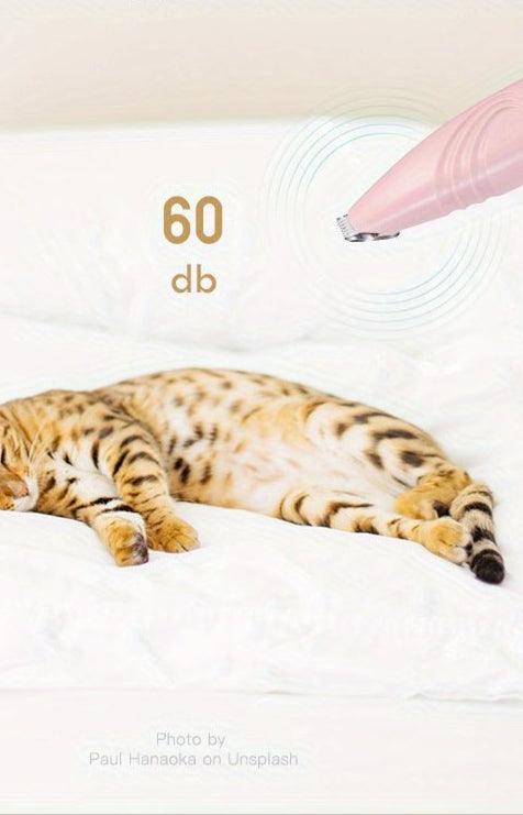 1pc Electric Pet Clippers Cats Dog Foot Hair Trimmer USB Charging Pet Paw Hair Clipper Shaver Grooming Machine Pets Products - Checkouts UK