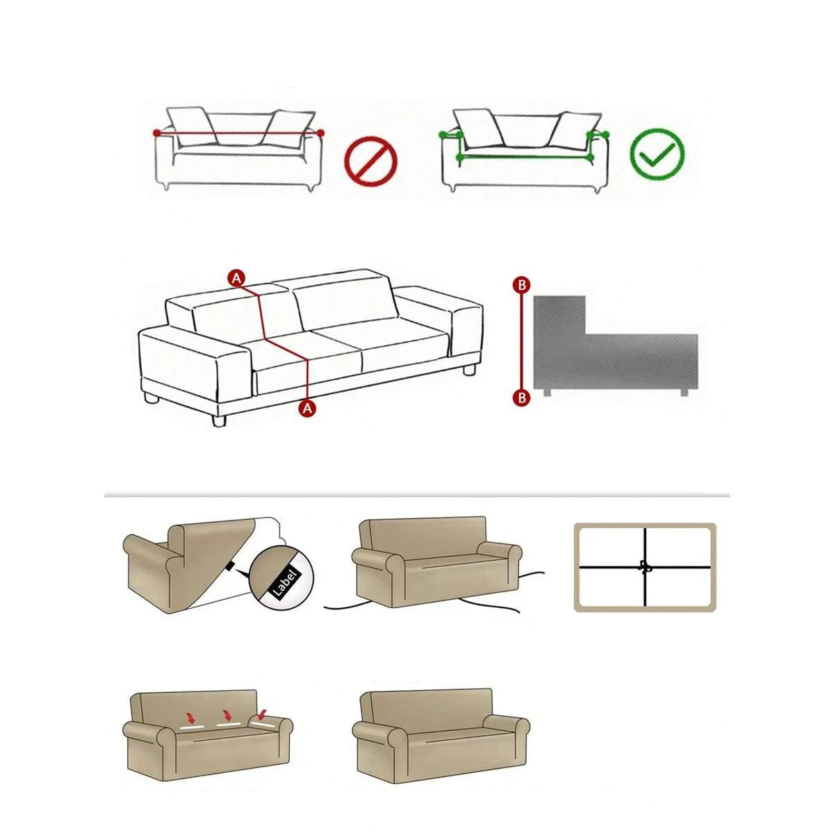 1pc Flower Printed Elastic Sofa Cover Antidirty Spandex Sofa Cover Furniture Protector for Bedroom Office Living Room Home Decor - Checkouts UK