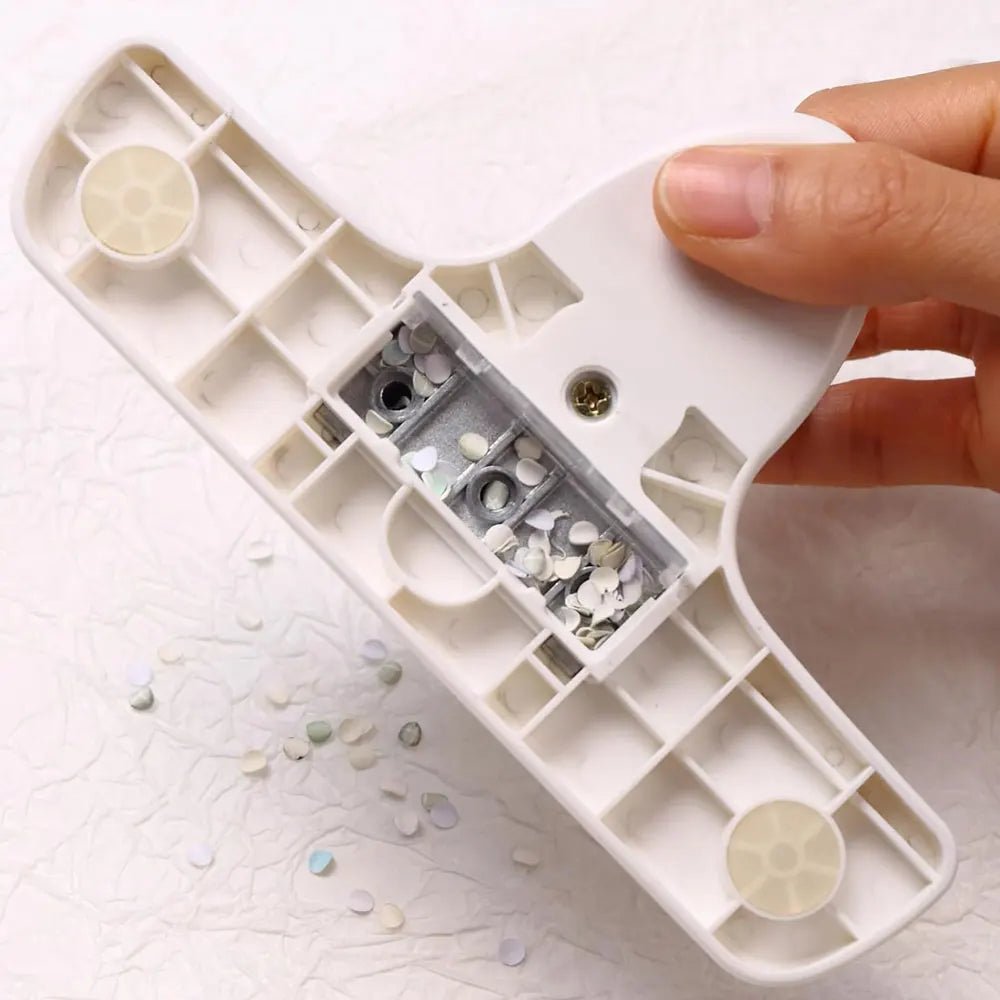 1PC high - value 3 - hole punch, 4mm loose - leaf rings, universal A5/A6/A7 paper, suitable for DIY planners and notebooks. - Checkouts USA