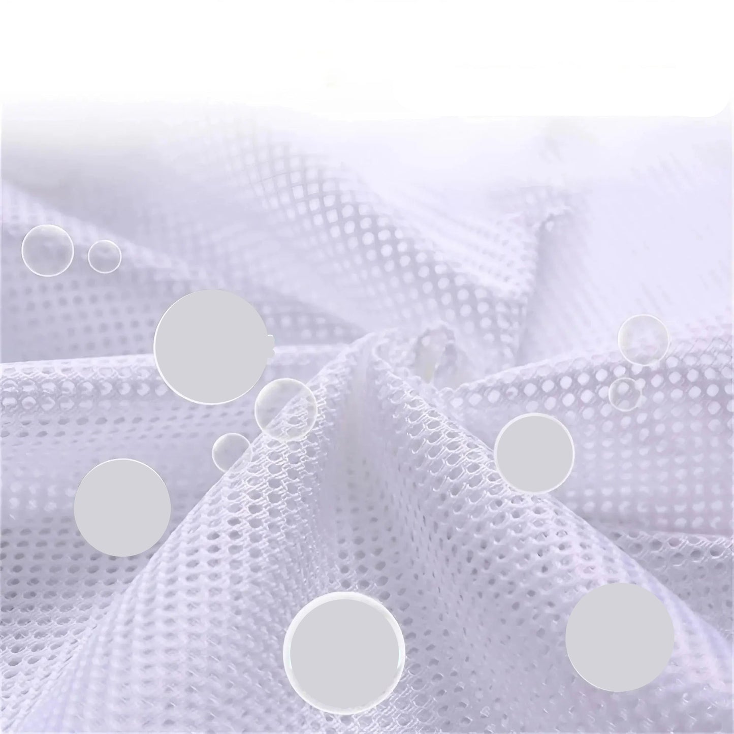 1PC Mesh Laundry Bag - Machine Washable Drawstring Design Travel Wash Bag for Blouses, Hosiery, Stockings, and Underwear - Checkouts UK