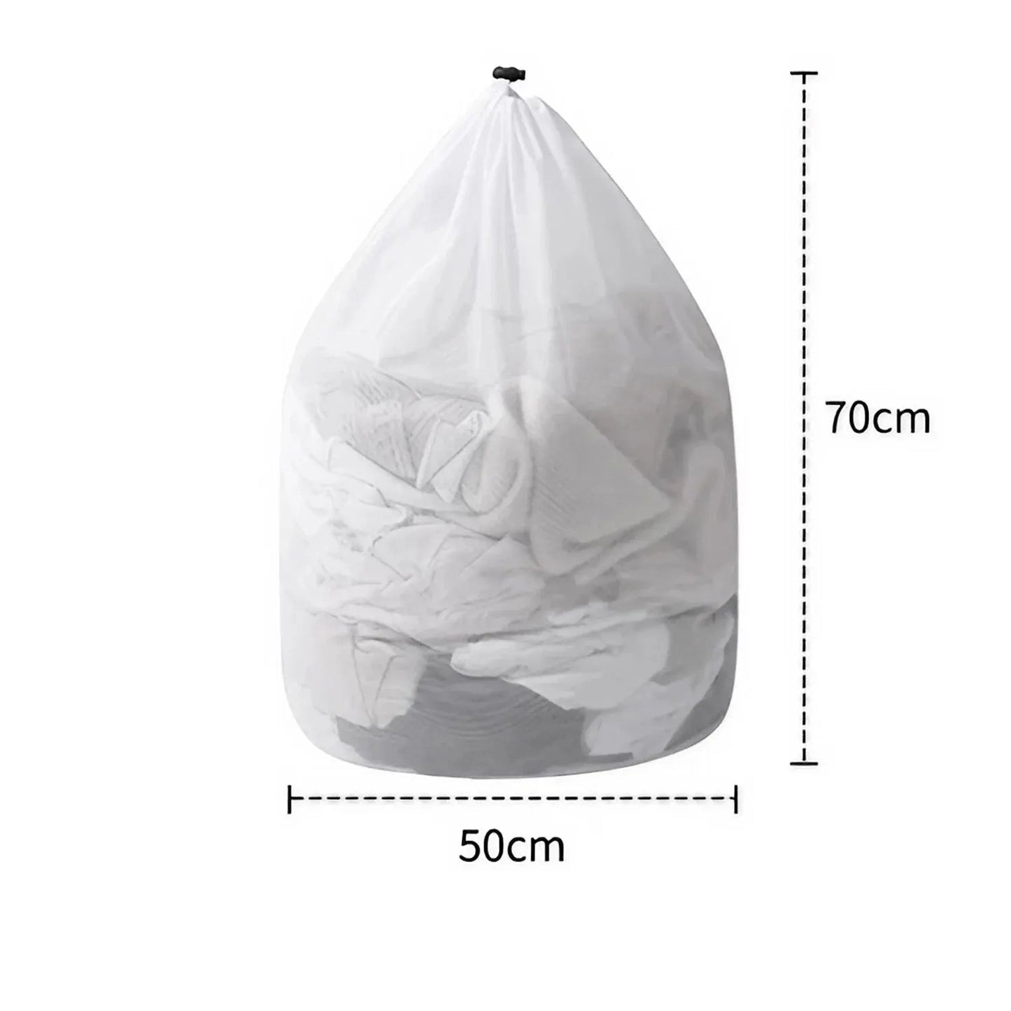 1PC Mesh Laundry Bag - Machine Washable Drawstring Design Travel Wash Bag for Blouses, Hosiery, Stockings, and Underwear - Checkouts UK