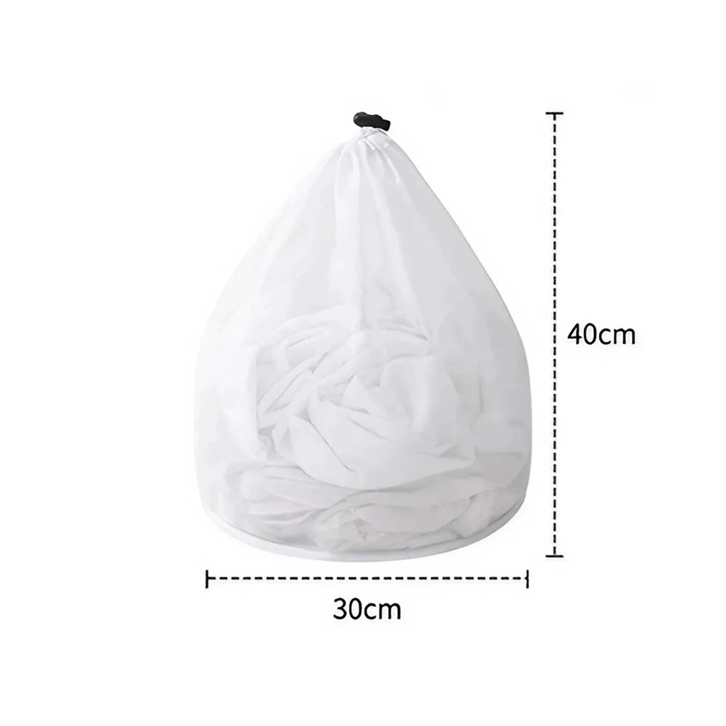 1PC Mesh Laundry Bag - Machine Washable Drawstring Design Travel Wash Bag for Blouses, Hosiery, Stockings, and Underwear - Checkouts UK