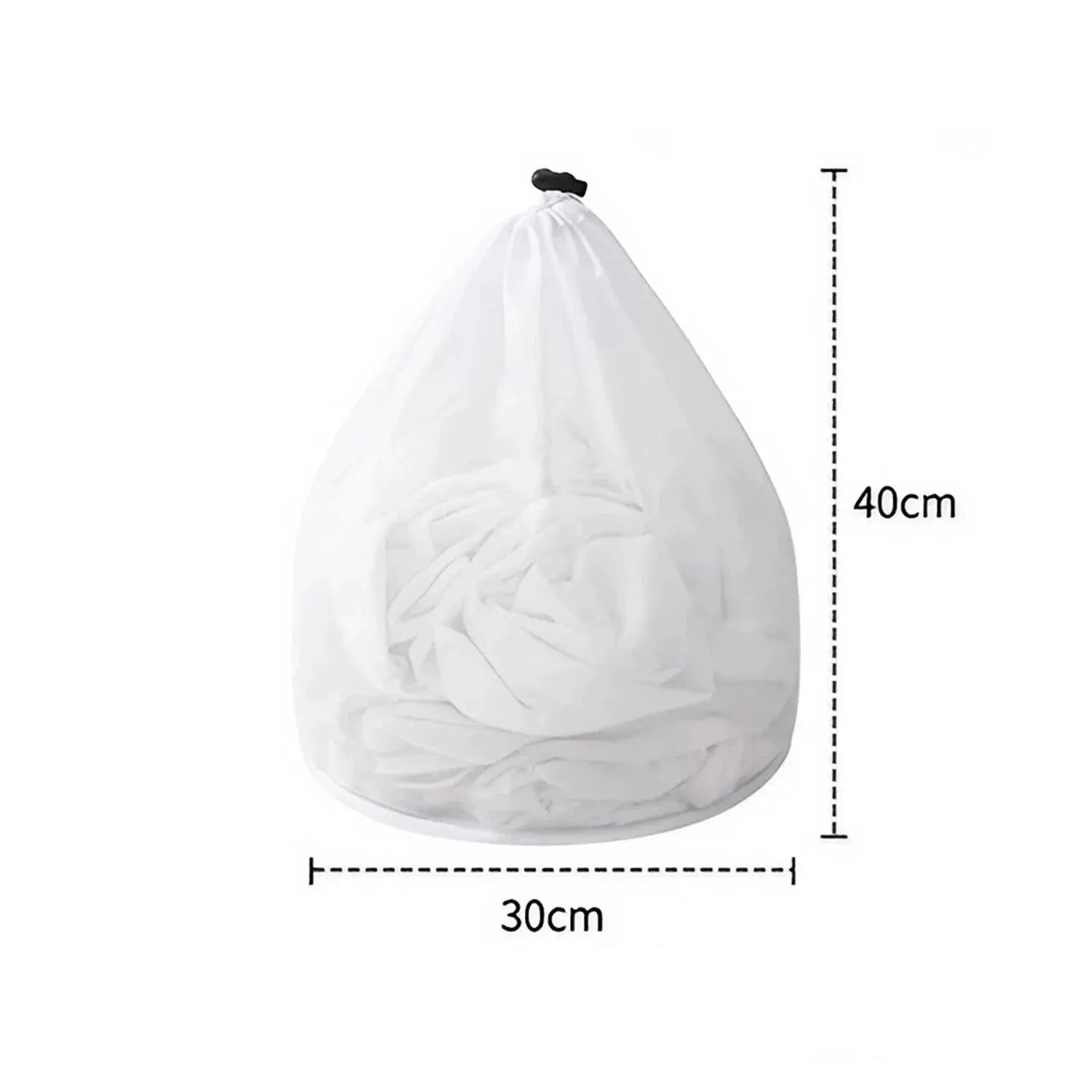 1PC Mesh Laundry Bag - Machine Washable Drawstring Design Travel Wash Bag for Blouses, Hosiery, Stockings, and Underwear - Checkouts UK