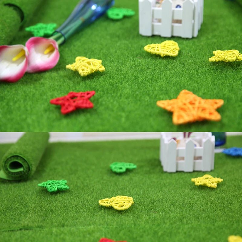 1Pc New 15cm Grass Mat Green Artificial Lawns Turf Carpets Fake Sod Garden Moss For Dollhouse Decals Toys - Checkouts UK