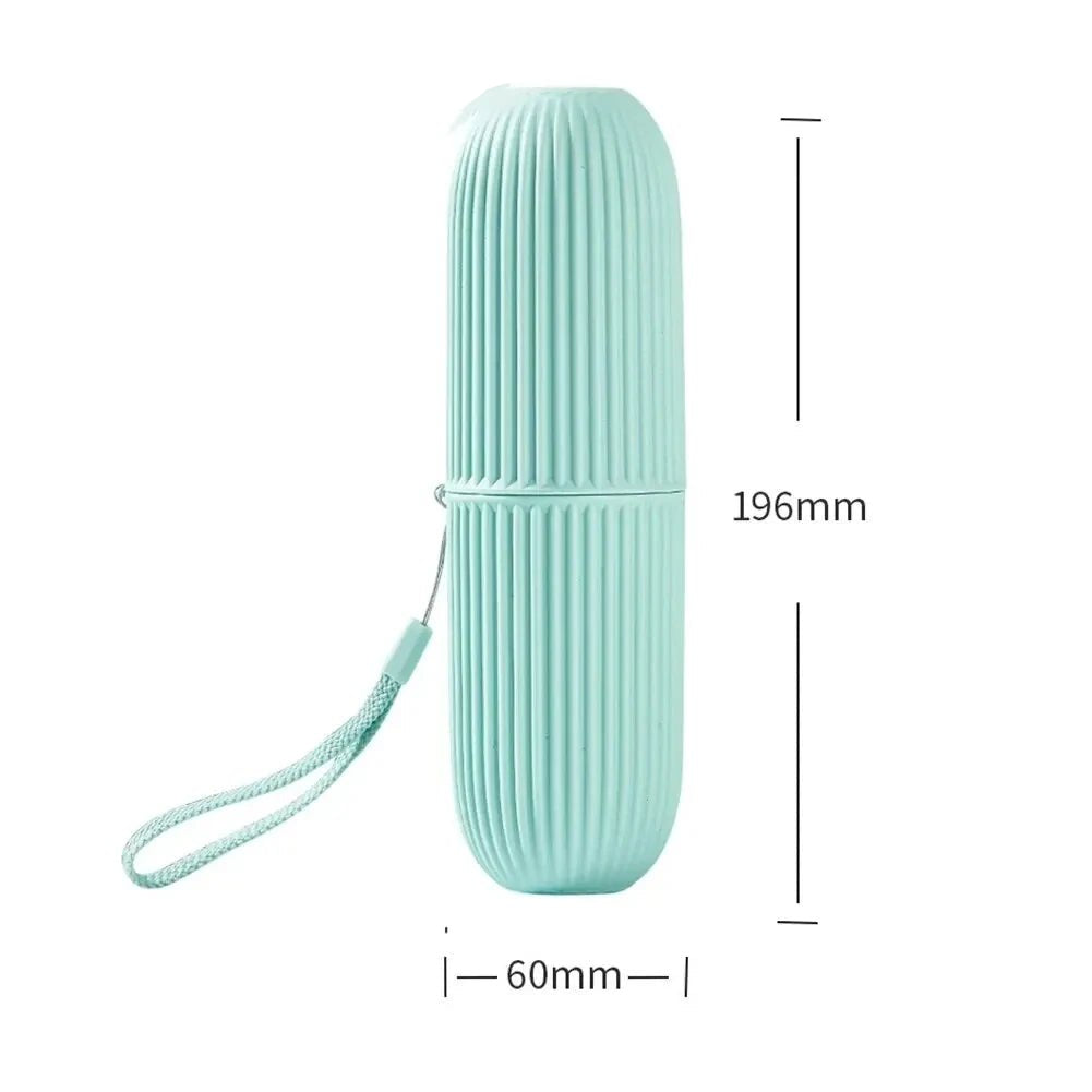 1pc Portable Toothbrush Cup Bathroom Toothpaste Holder Storage Case Box Organizer Travel Toiletries Storage Cup New Creative - Checkouts UK