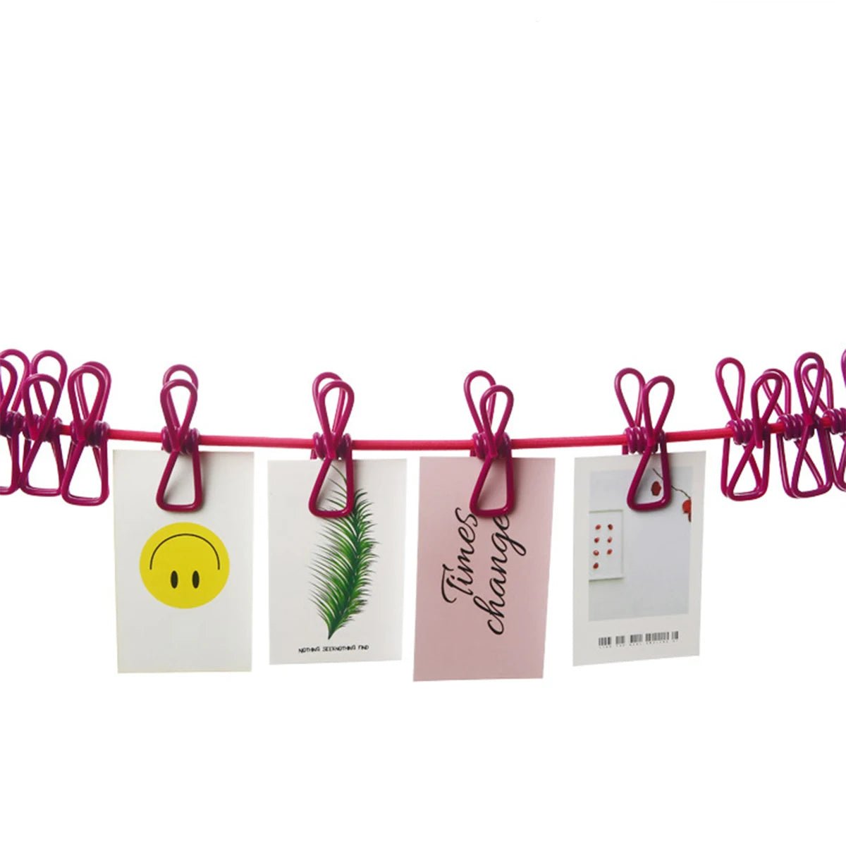 1pc Portable Travel Retractable Camping Adjustable Clothesline With 12pcs Clips, Drying Clothes For Outdoor And Indoor - Checkouts UK