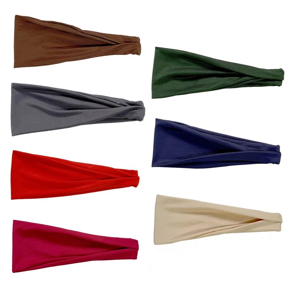 1PC Sports Headband Running Fitness Sweatband Quick - Dry Elastic Absorbent Men Women Cycling Jog Tennis Yoga Gym Hair Bandage - Checkouts UK