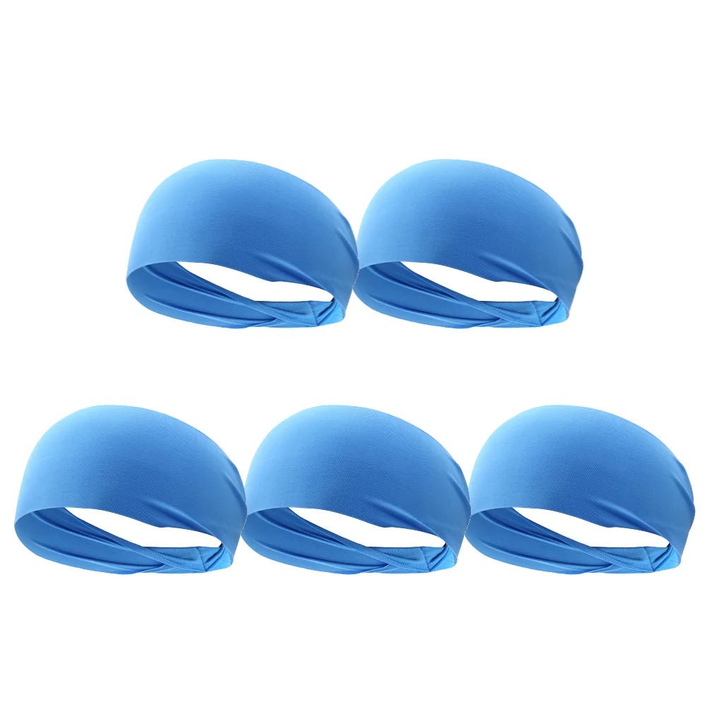 1PC Sports Headband Running Fitness Sweatband Quick - Dry Elastic Absorbent Men Women Cycling Jog Tennis Yoga Gym Hair Bandage - Checkouts UK