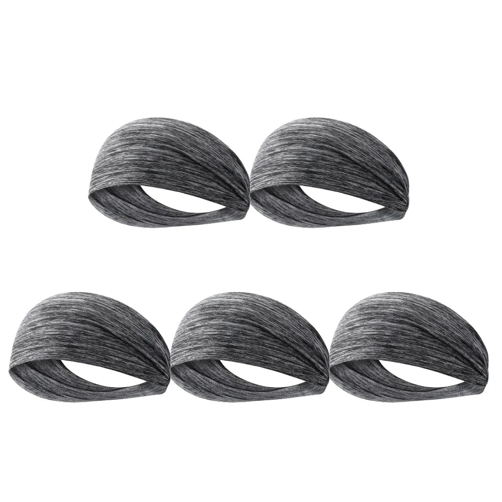 1PC Sports Headband Running Fitness Sweatband Quick - Dry Elastic Absorbent Men Women Cycling Jog Tennis Yoga Gym Hair Bandage - Checkouts UK