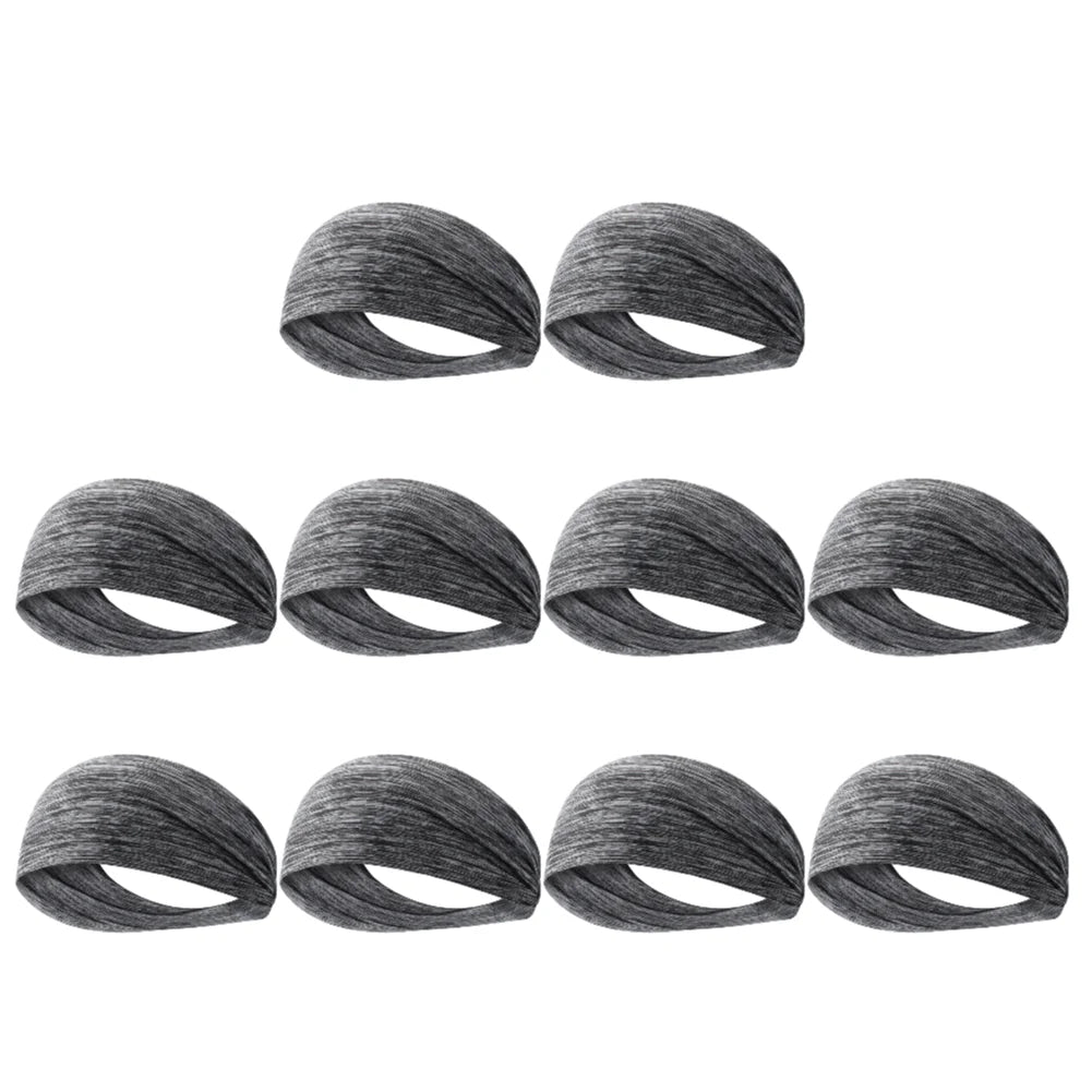 1PC Sports Headband Running Fitness Sweatband Quick - Dry Elastic Absorbent Men Women Cycling Jog Tennis Yoga Gym Hair Bandage - Checkouts UK