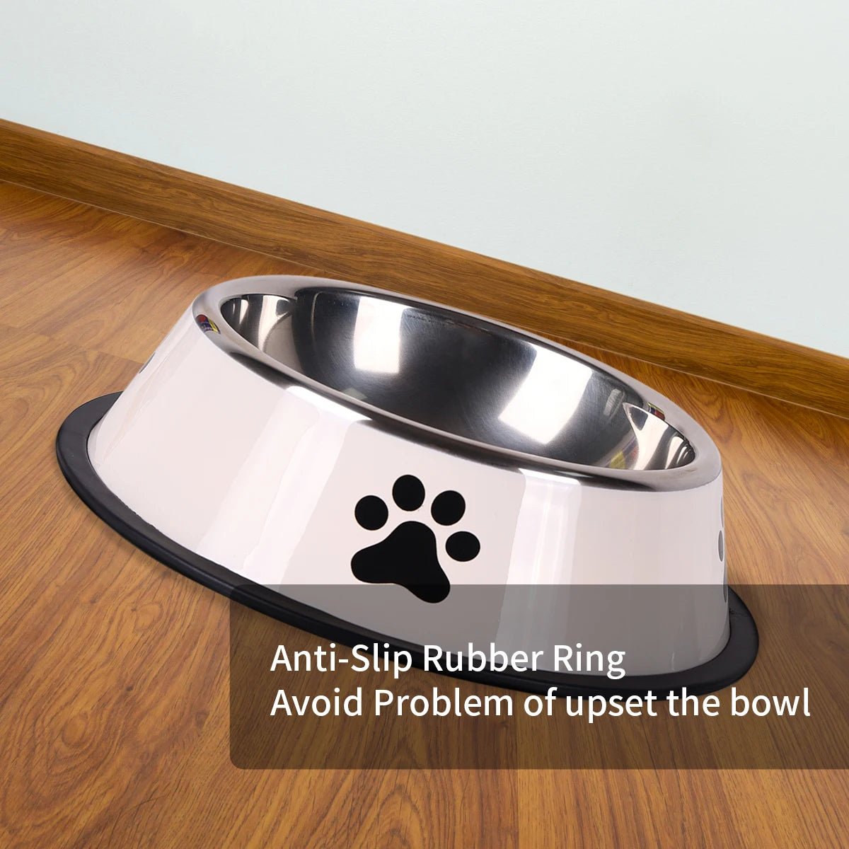 1PC Stainless Steel Pet Bowl Cat Bowl Dog Food Bowl Multi - Specification Anti - fall Food Bowl Food Bowl Feeding Pet Supplies - Furbury