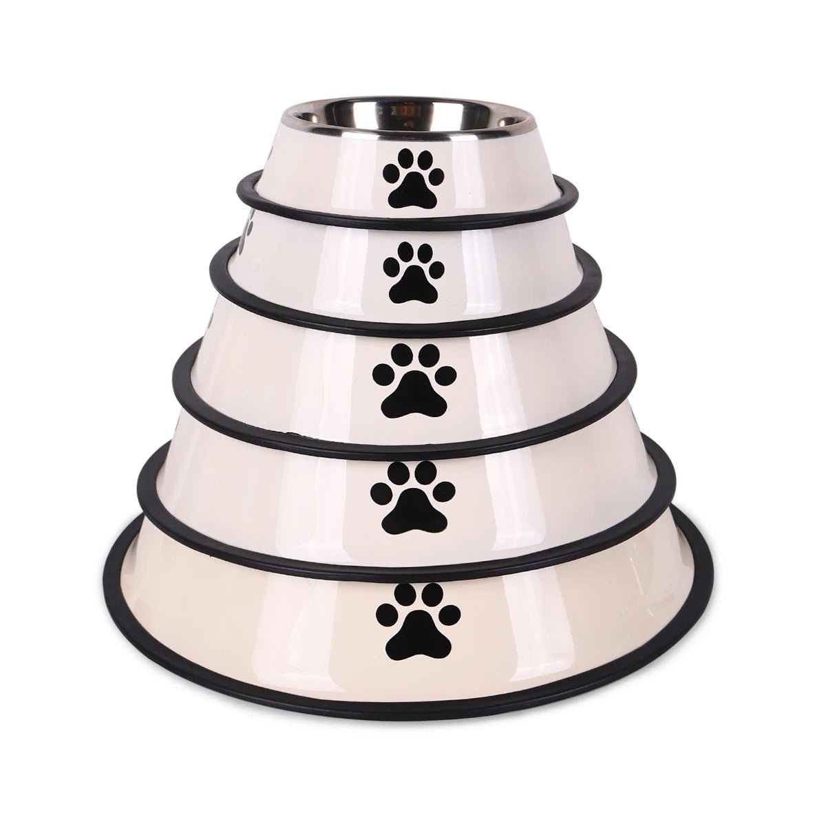 1PC Stainless Steel Pet Bowl Cat Bowl Dog Food Bowl Multi - Specification Anti - fall Food Bowl Food Bowl Feeding Pet Supplies - Furbury