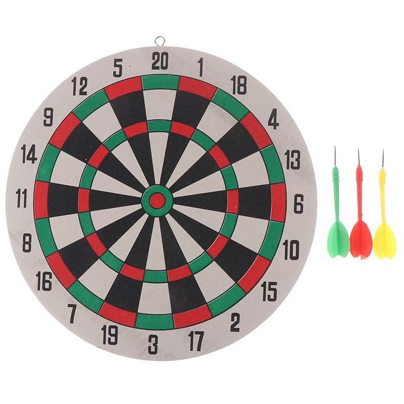 1Set Dart Board Darts Game Set Perfect for Cave Game Room Kids Decoration - Checkouts UK