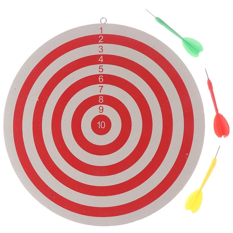 1Set Dart Board Darts Game Set Perfect for Cave Game Room Kids Decoration - Checkouts UK