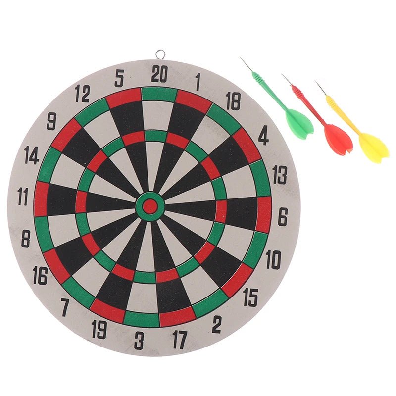 1Set Dart Board Darts Game Set Perfect for Cave Game Room Kids Decoration - Checkouts UK