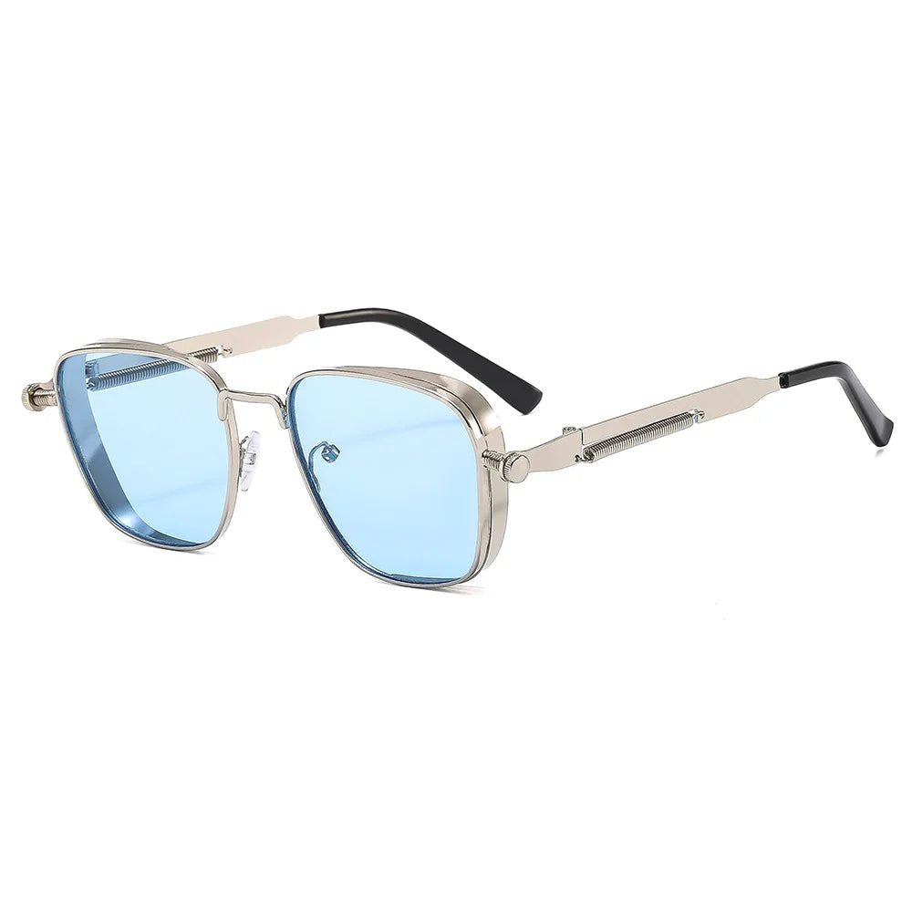 2025 Polarized Sunglasses Men High End Handsome Driving Special Anti UV High Quality Metal Punk Fashion Trends Sunglasses - Checkouts UK