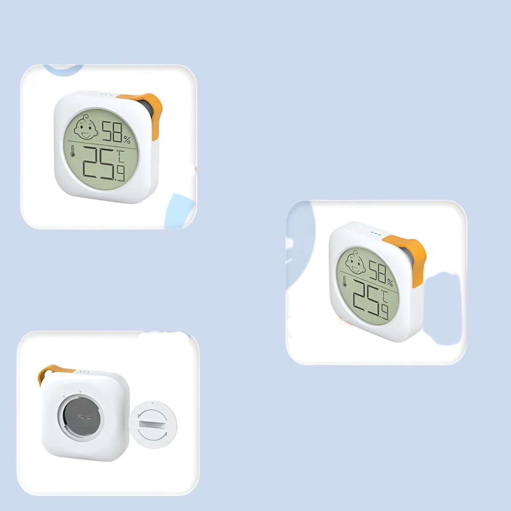- 20~60℃ LCD Digital Electronic Temperature Humidity Meter Detector Indoor Comfort Expression Display Thermometer Hygrometer - Checkouts UK