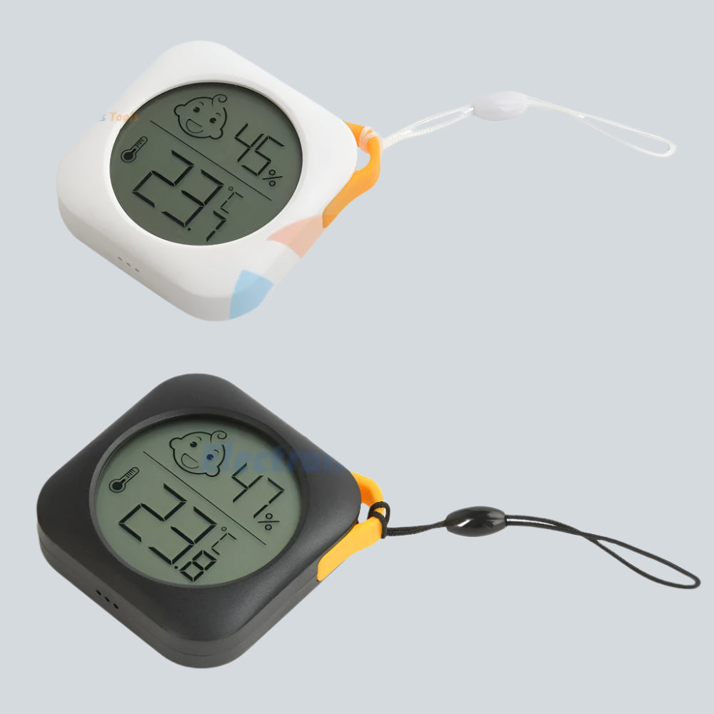 - 20~60℃ LCD Digital Electronic Temperature Humidity Meter Detector Indoor Comfort Expression Display Thermometer Hygrometer - Checkouts UK