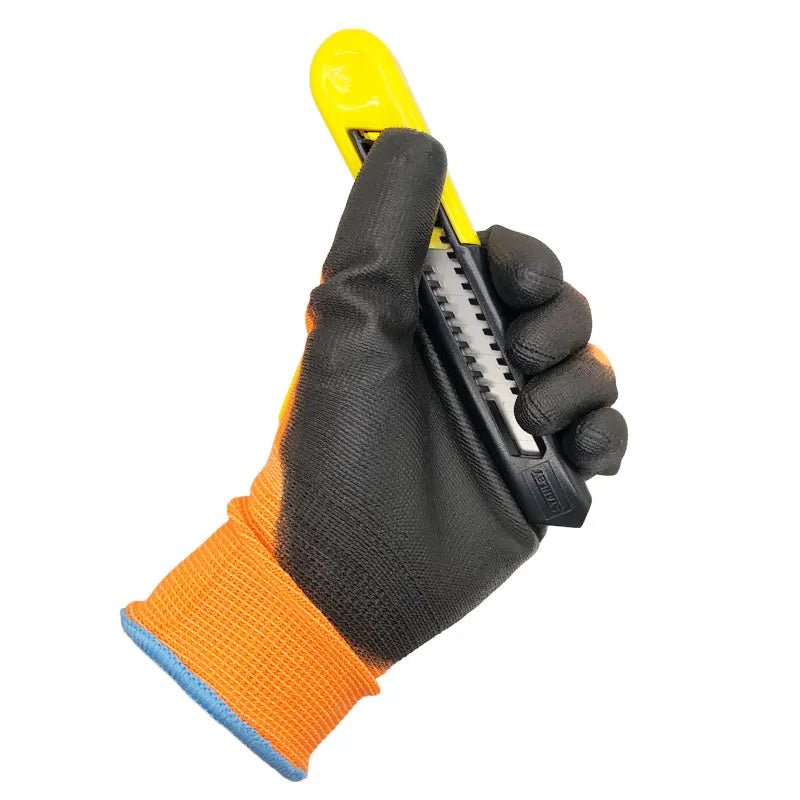 24Pieces/12 Pairs Work Gloves For PU Palm Coating Safety Protective Glove Nitrile Professional Safety Suppliers - Checkouts USA