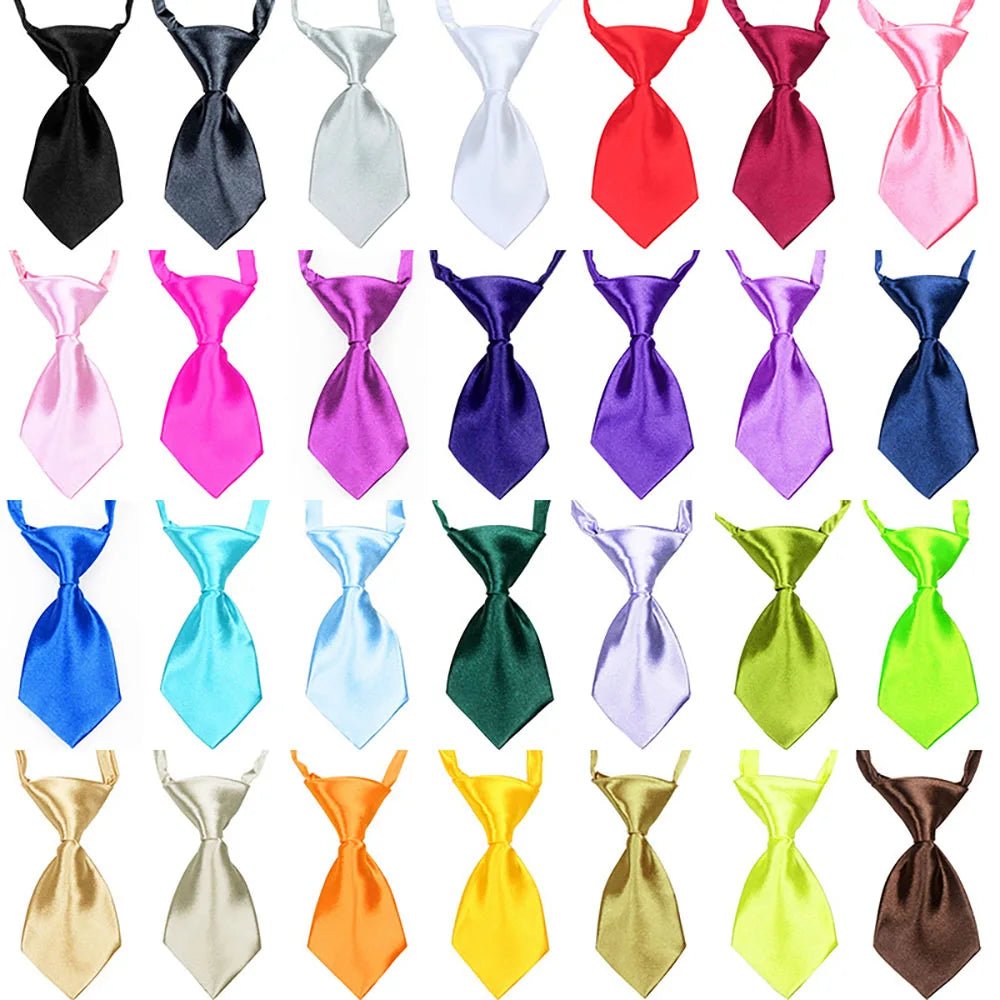 25/50/100pcs/lot Pet Cat Dog Bow Tie Lots Mix Colors Grooming Accessories Adjustable Puppy Bow Tie Products Pet Bowtie Supplies - Furbury