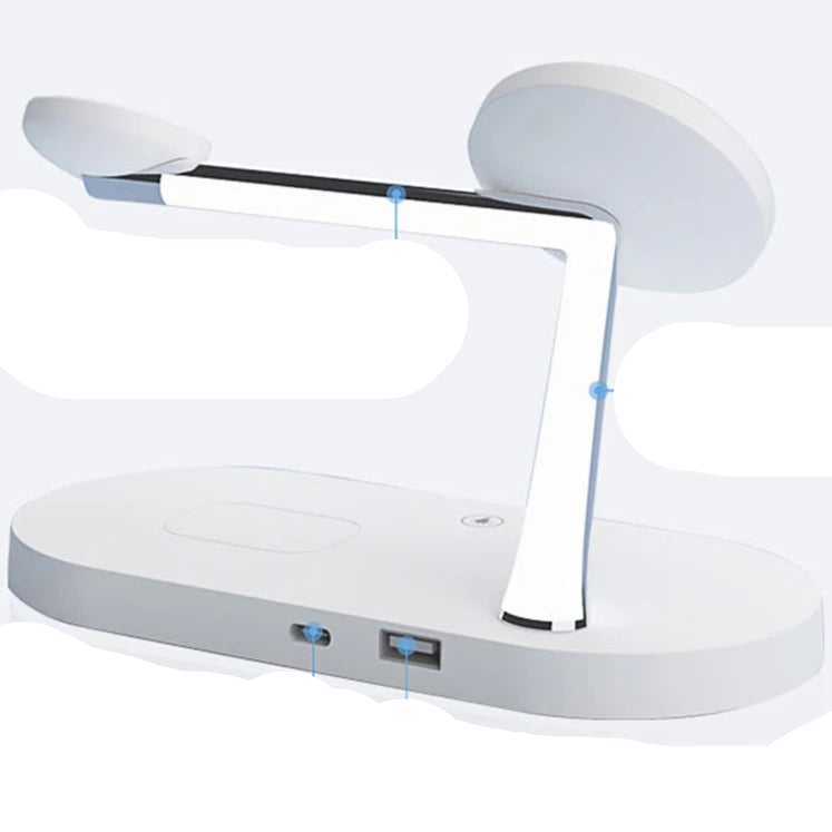 3 in 1 Wireless Charger Stand For iPhone 12 13 14 15 16 Fast Charging Station for Apple Watch 10 9 8 7 6 5 4 Airpods 2 3 Pro - Checkouts UK