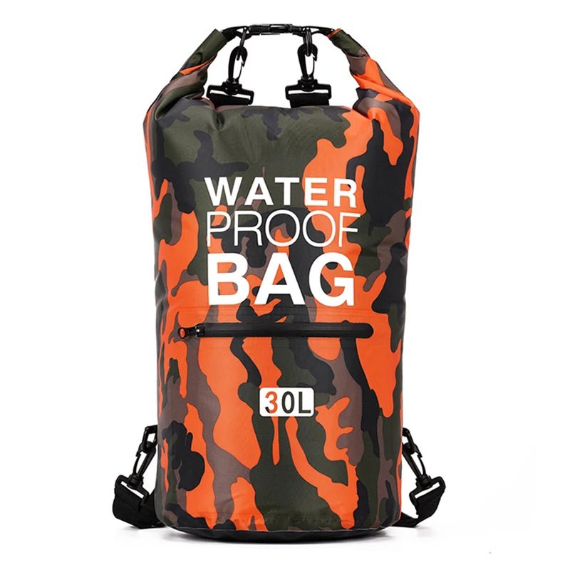 30L 15L Waterproof Dry Bags With Wet Separation Pocket Backpack For Kayaking Boating Swimming Outdoor Sports Bag XAZ9 - Checkouts UK
