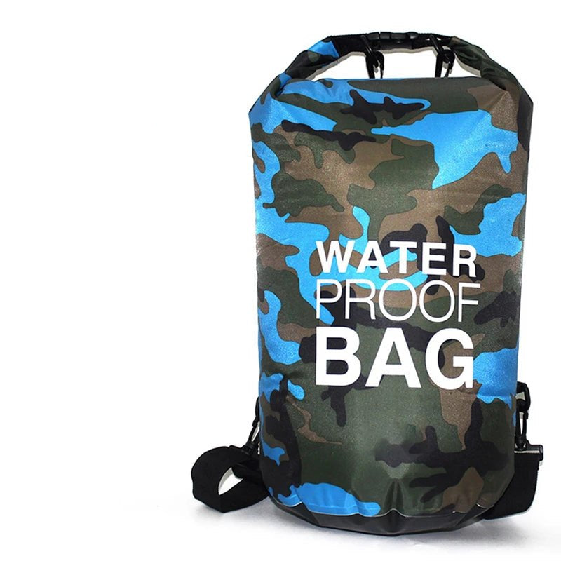 30L 15L Waterproof Dry Bags With Wet Separation Pocket Backpack For Kayaking Boating Swimming Outdoor Sports Bag XAZ9 - Checkouts UK