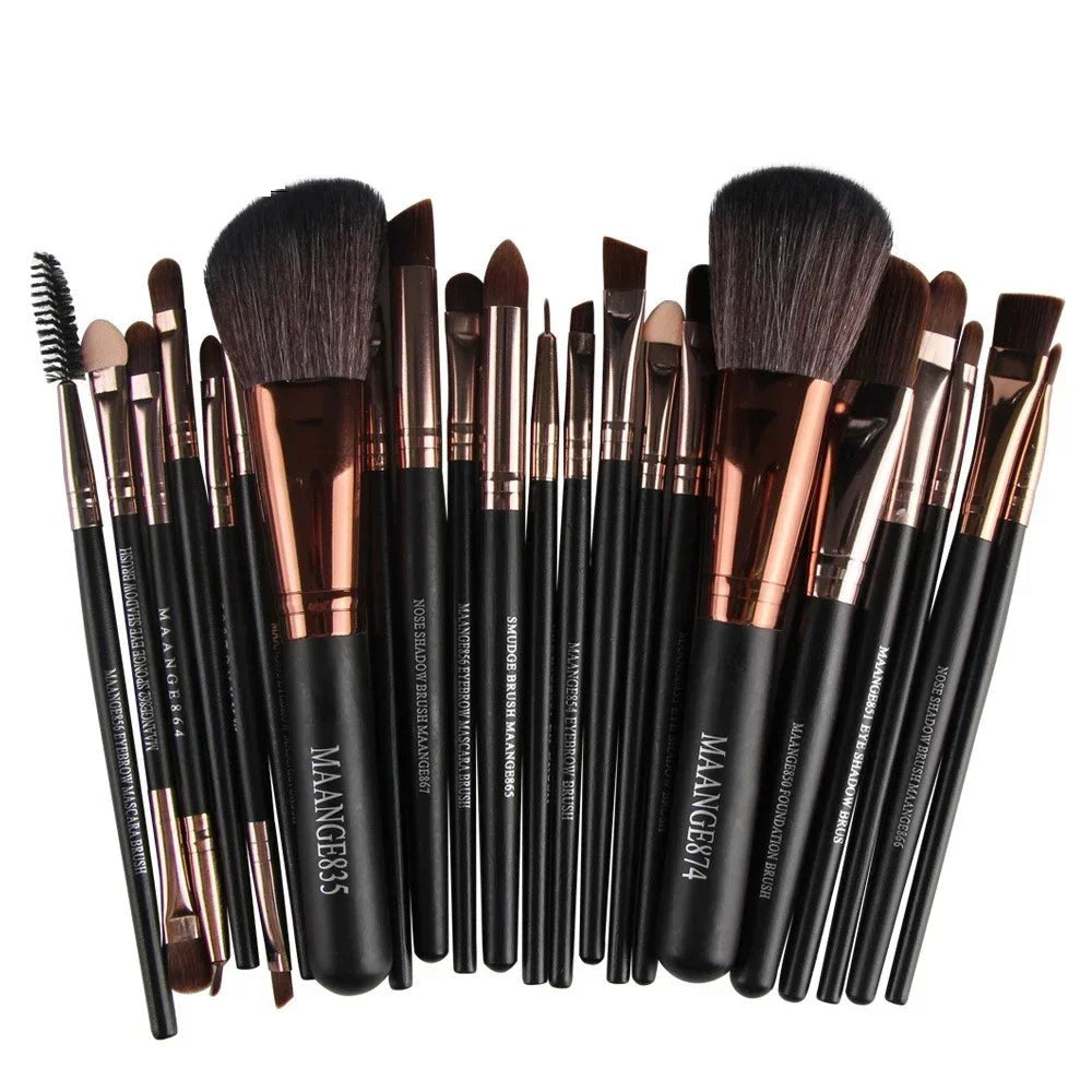 3/13/22pcs Professional Makeup Brushes Tools Set Make Up Brush Tools Kits for Eyeshadow Eyeliner Cosmetics Brushes Maquiagem - Checkouts UK