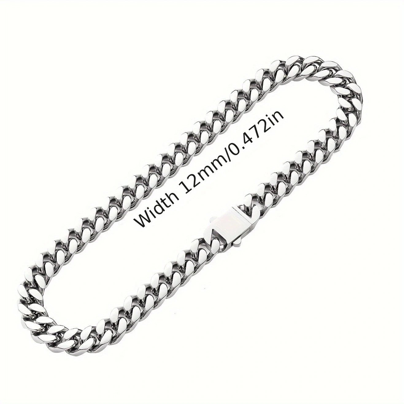 316 Stainless Steel Plated 18k Gold Fashion Crypto Cuban Chain Miami Rap Hip Hop Men's Bracelet Accessory - Checkouts USA
