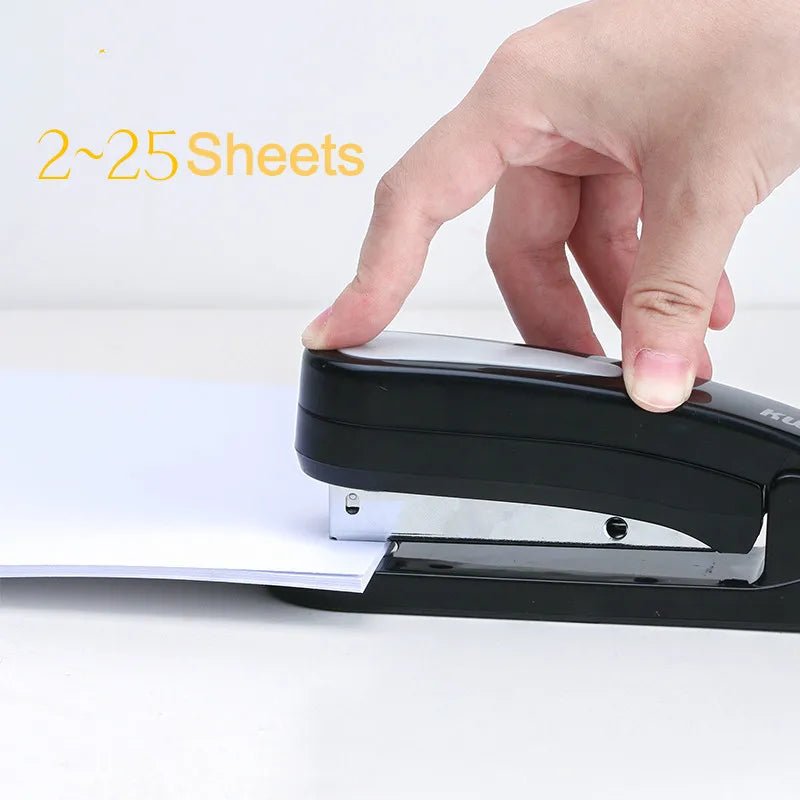 360 Rotatable Heavy Duty Stapler Use 24/6 Staples Effortless Long Stapler School Paper Staplers Office Bookbinding Supplies - Checkouts USA